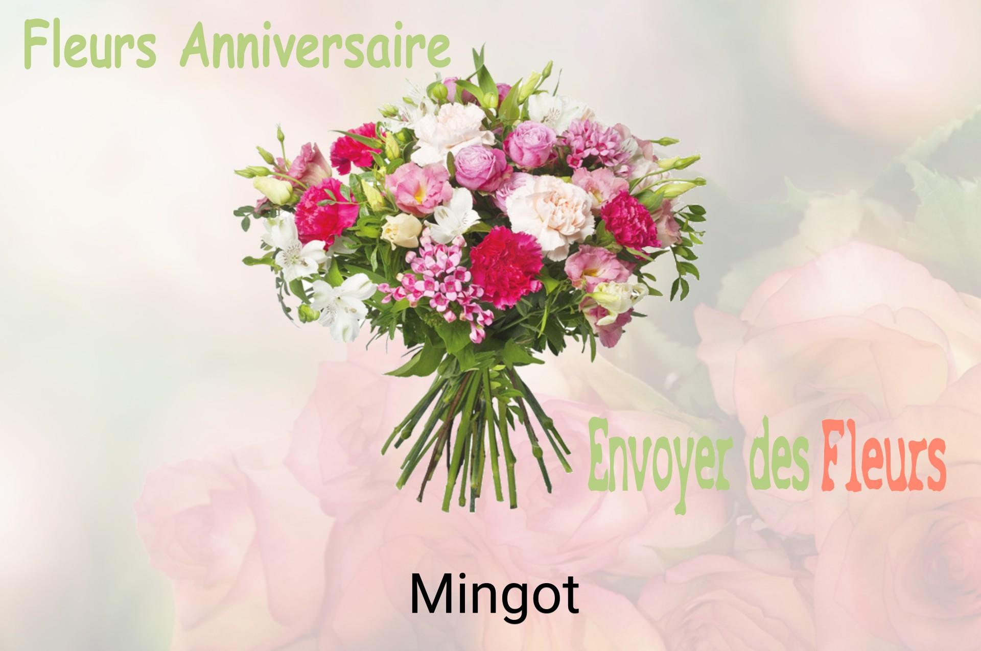 Bouquet de fleurs d’anniversaire livré à Mingot